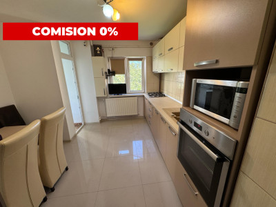 3 camere, centrala proprie, 2 grupuri sanitare, complet mobilat si utilat!