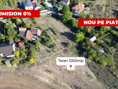 Teren 1000 mp intravilan construibil, 47m deschidere, Satul de vacanta Carcea!