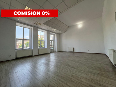 Spatiu comercial Ultracentral stradal, 63,75mp, curte, cu posibilitate extindere